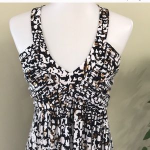 Calvin Klein Racerback V-Neck Dress